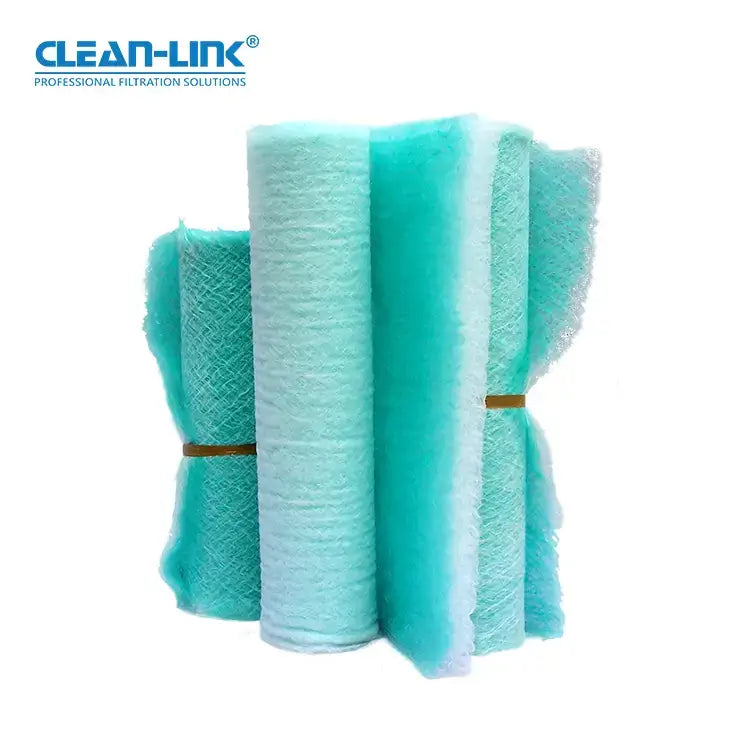 Clean-Link Fiberglass Filter Media for Paint Booths