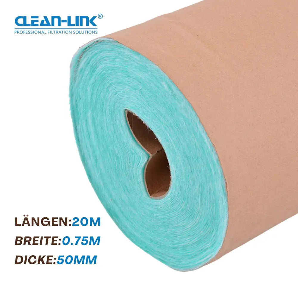 Farbnebelabscheidematte Paint Stop Grün - Güteklasse G3 - 0.75m x 2 m x 50mm